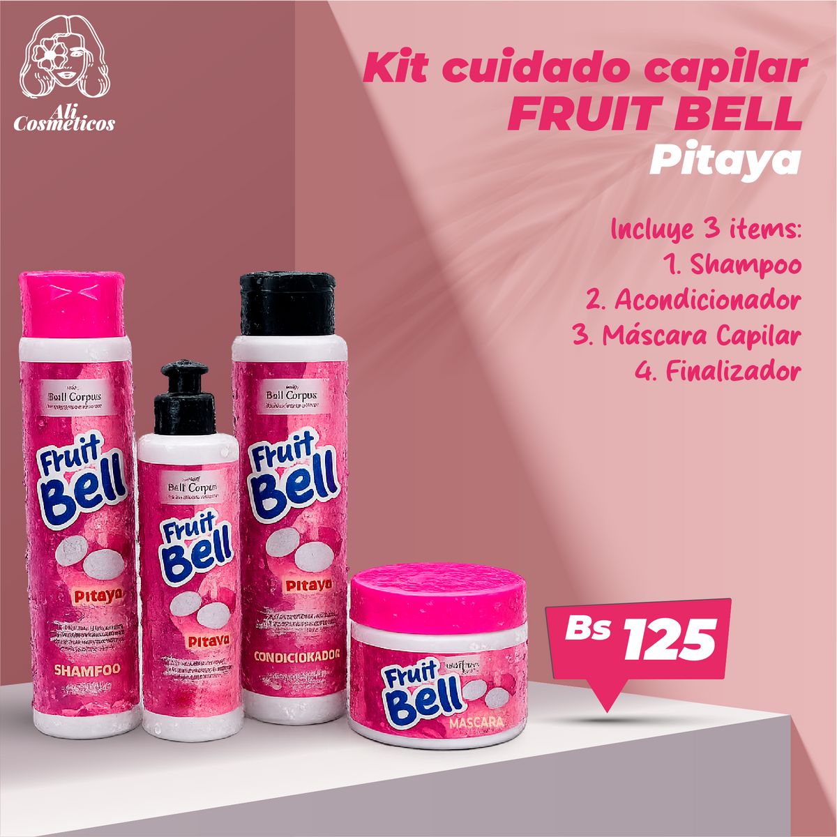 Kit de Cuidado Capilar Ba Ba Bell Extense Bell Corpus