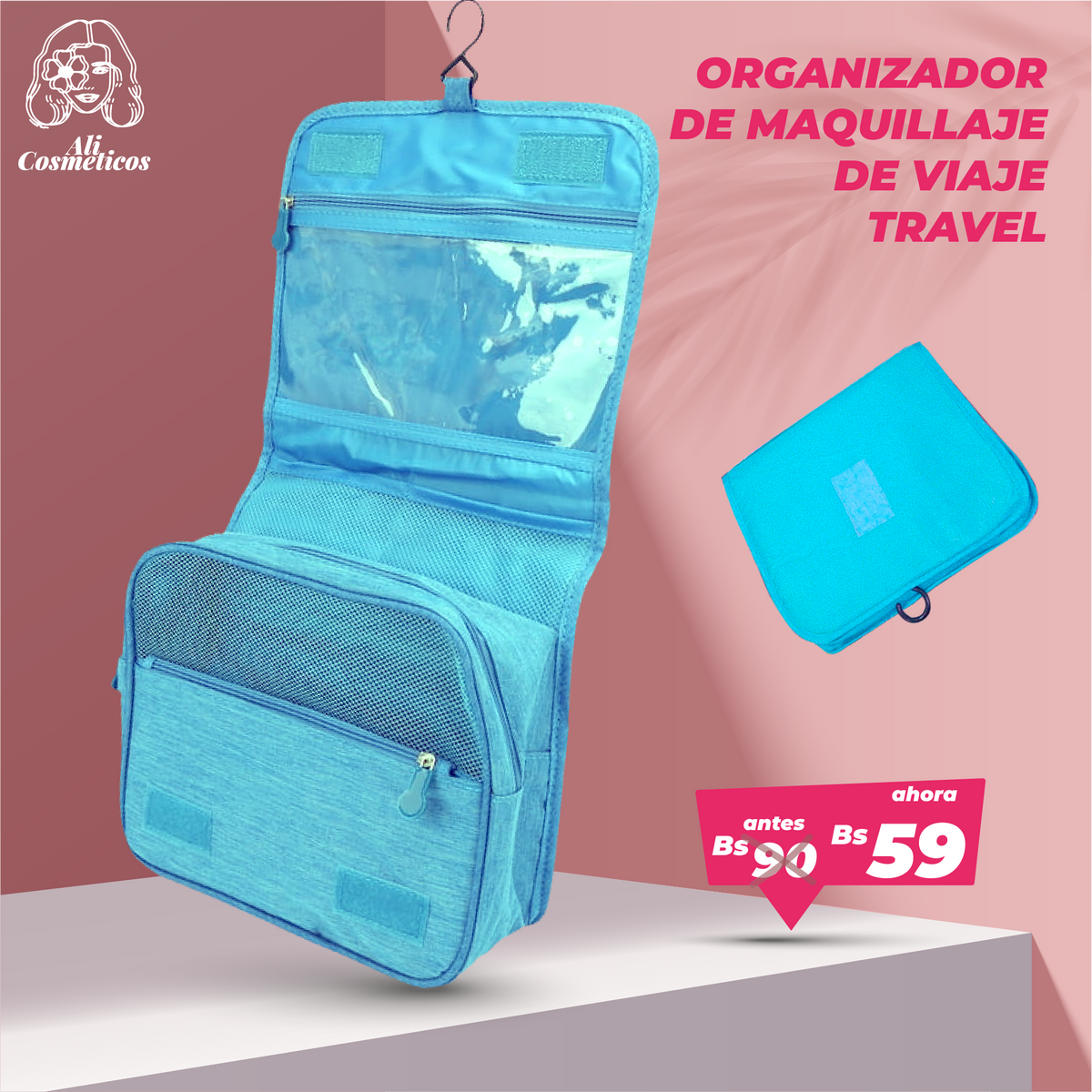 Organizador de Maquillaje de Viaje Travel