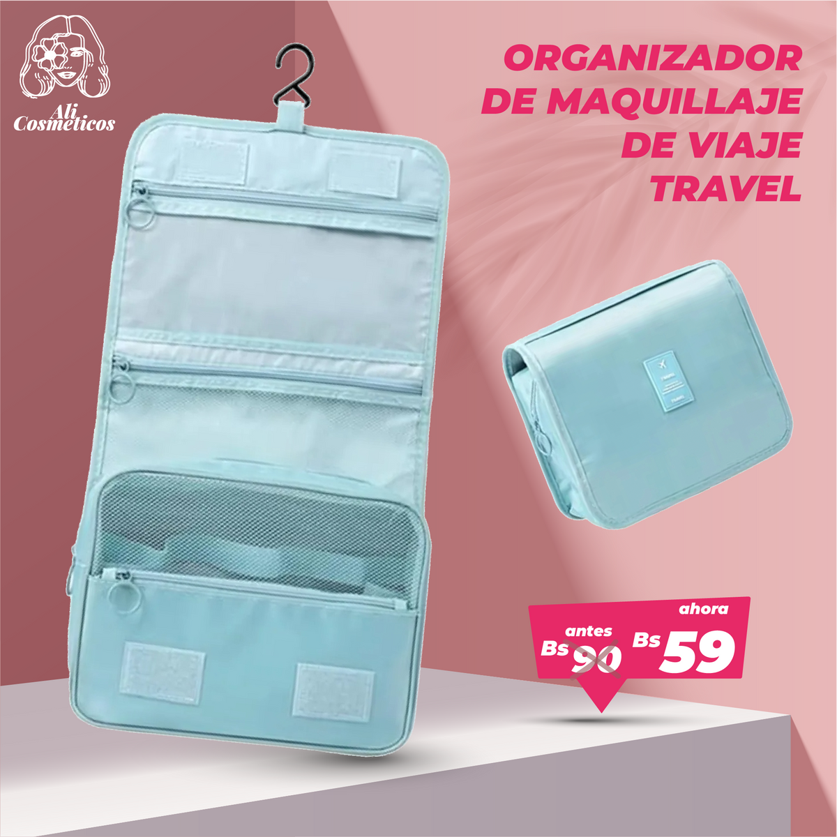 Organizador de Maquillaje de Viaje Travel