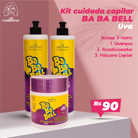 Kit de Cuidado Capilar Ba Ba Bell Bell Corpus