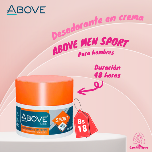 Desodorante en Crema para Hombre Sport 48H Above