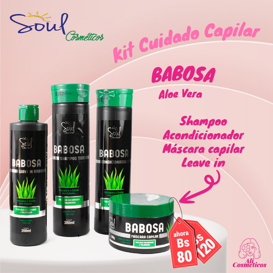 Kit de Cuidado Capilar Babosa Soul Cosméticos