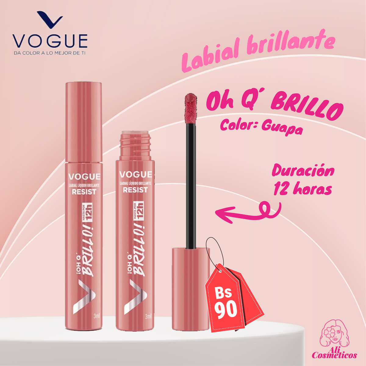 Labial Brillante Oh Q´Brillo Vogue