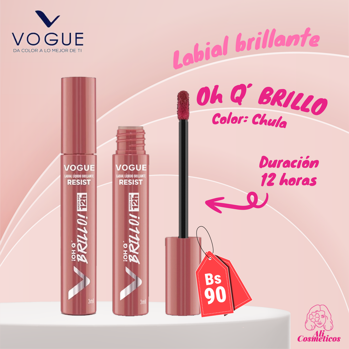 Labial Brillante Oh Q´Brillo Vogue