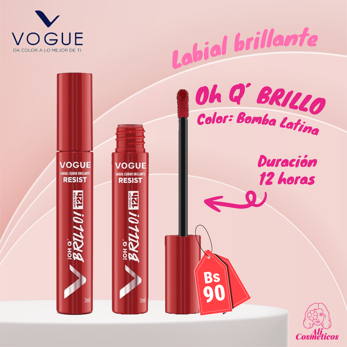 Labial Brillante Oh Q´Brillo Vogue