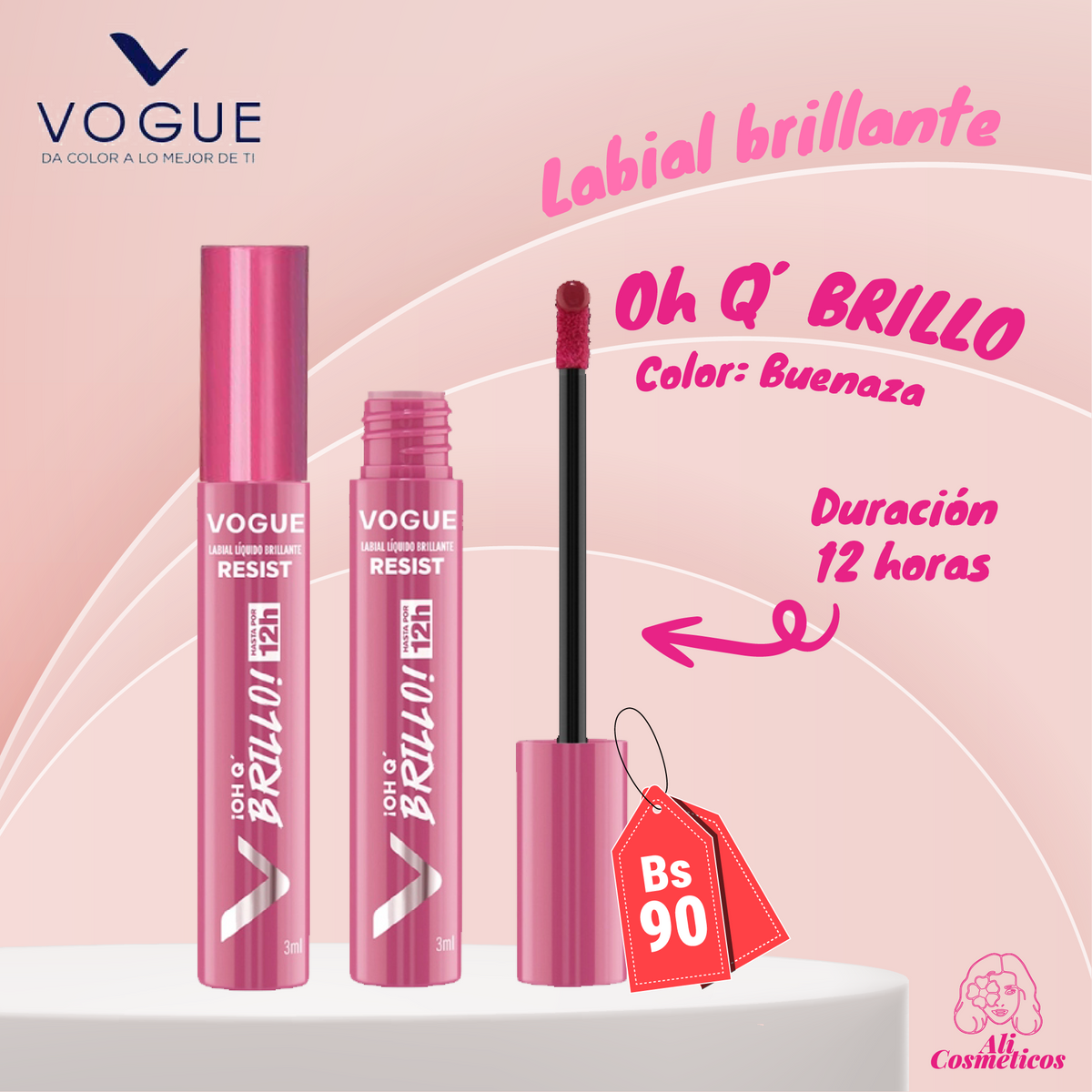 Labial Brillante Oh Q´Brillo Vogue