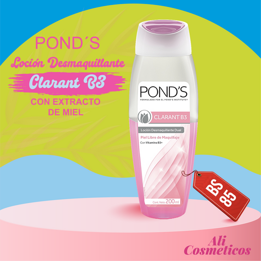 Loción Desmaquillante Clarant B3 Pond´s