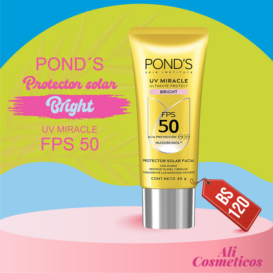 Protector Solar Bright FPS 50 Pond´s
