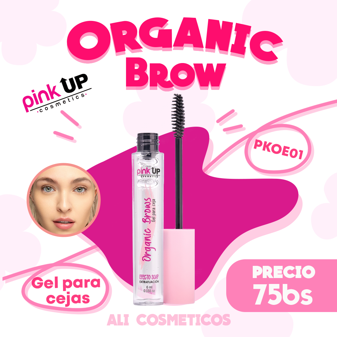 Gel para Cejas Organic Brow Pink Up
