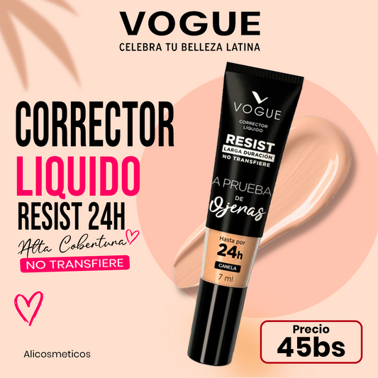 Corrector Liquido Resist 24H Vogue