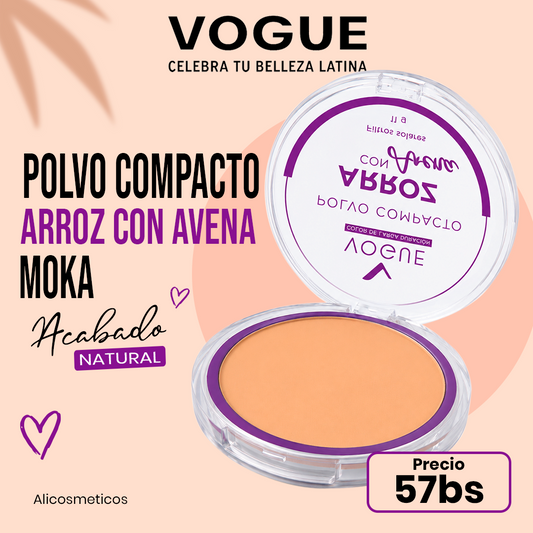 Polvo Compacto Arroz con Avena