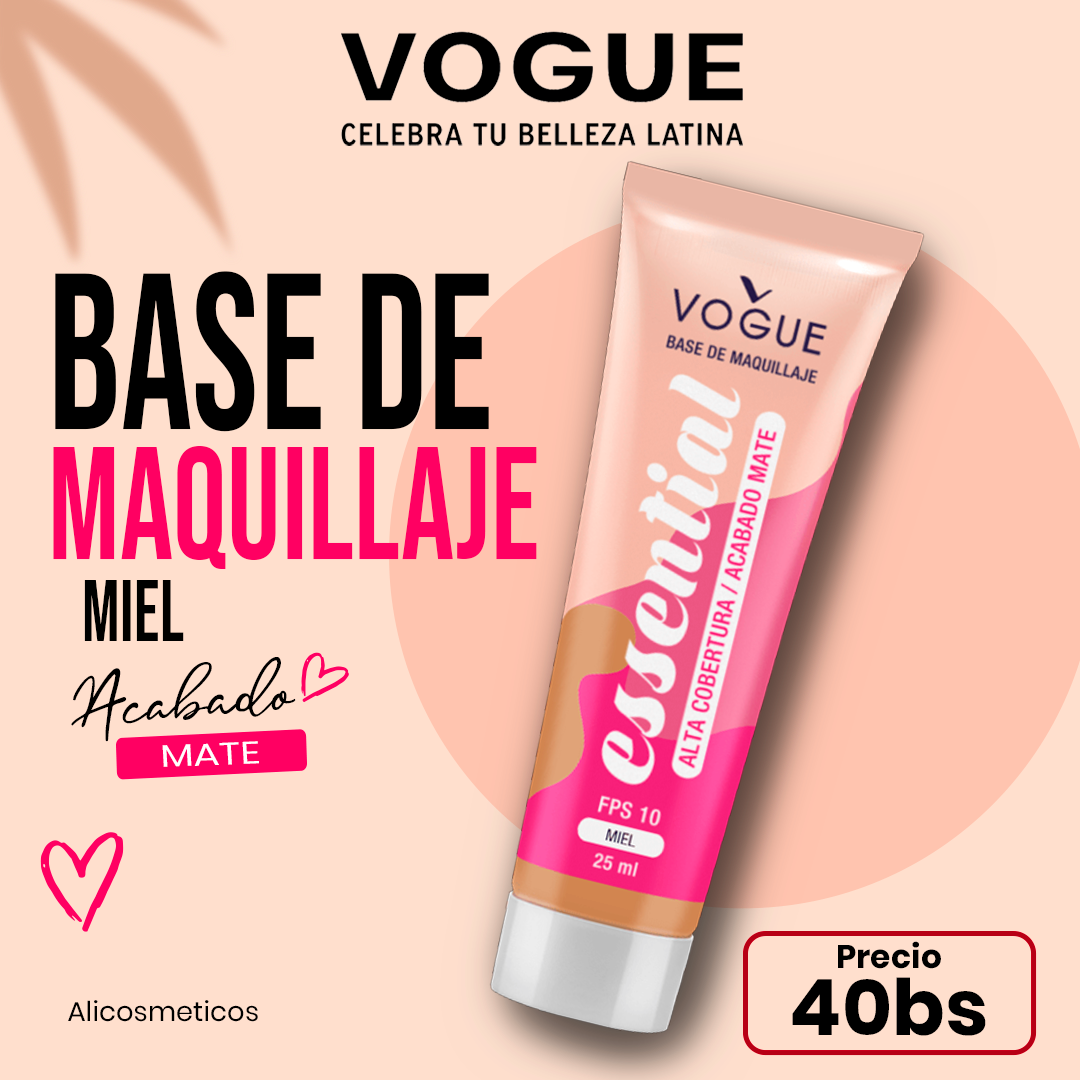 Base de Maquillaje Essential Vogue