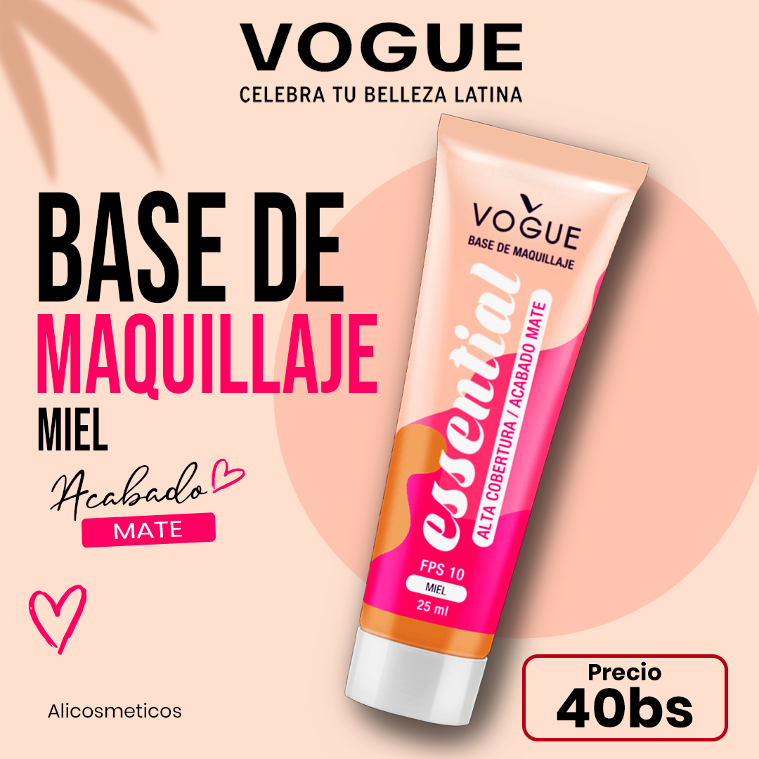 Base de Maquillaje Essential Vogue