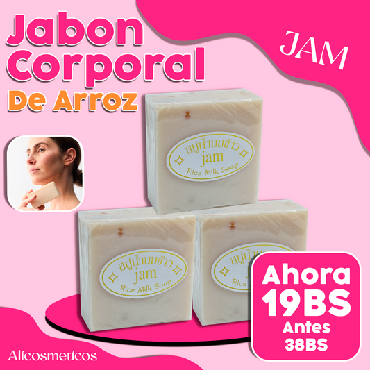 Jabón Corporal de Arroz Jam