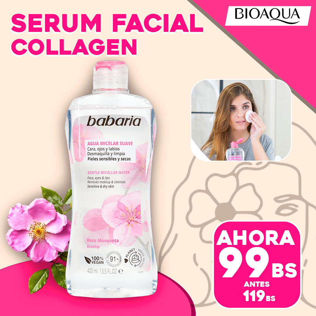 Agua Micelar Rosa Mosqueta