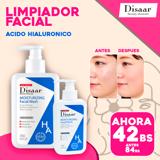 Limpiador Facial con Acido Hialuronico Disaar
