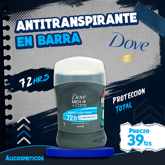 Antitranspirante en Barra para Hombre Protección Total Dove