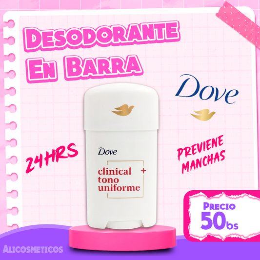 Desodorante en Barra Clinical Tono Uniforme Dove