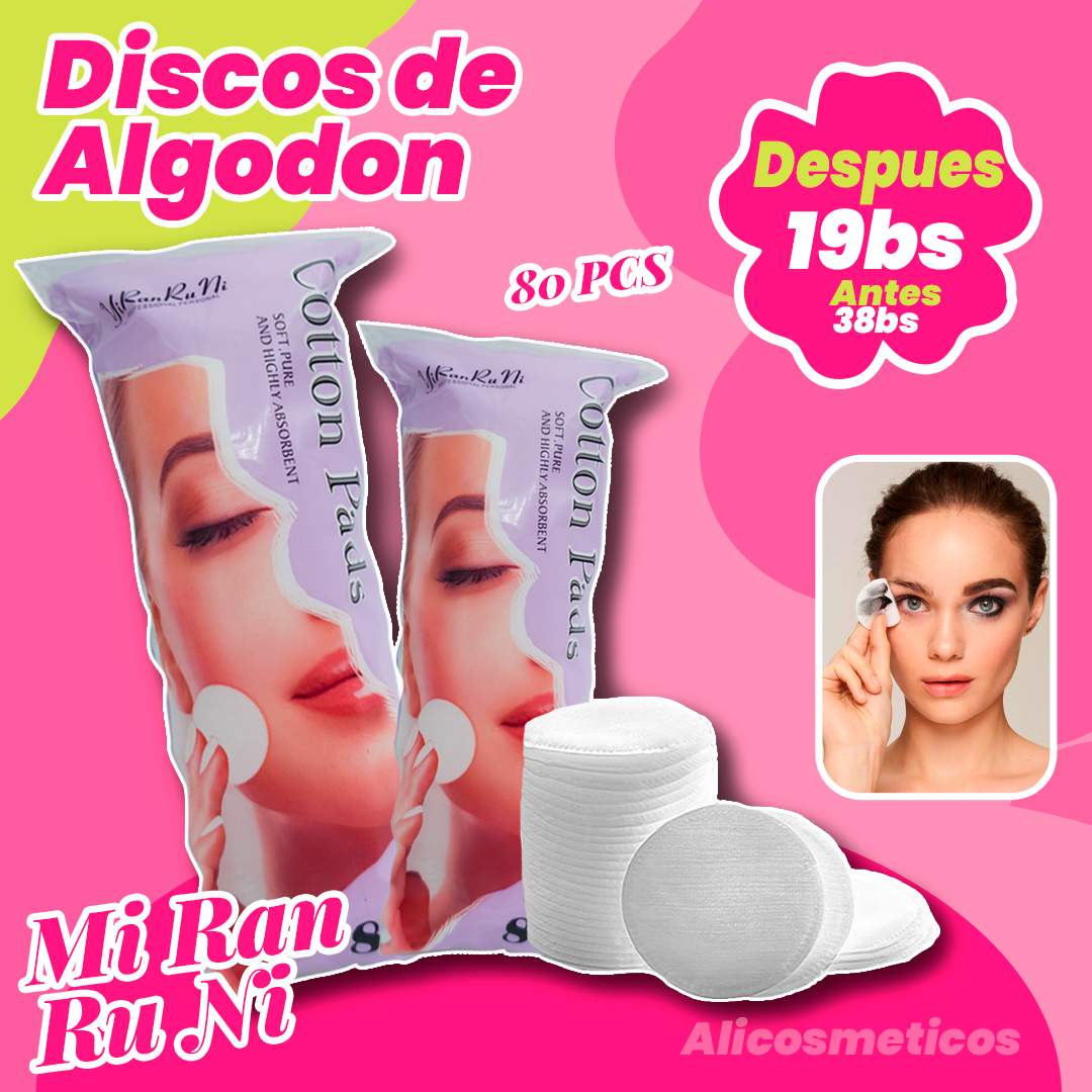 Discos de algodon Mi Ran Ru Ni