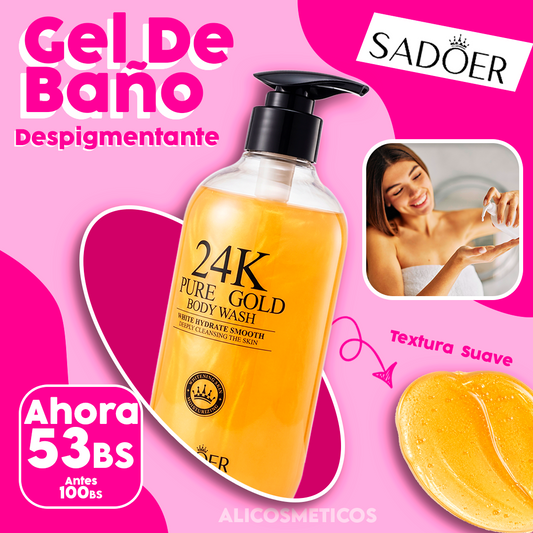 Gel de Baño Pure Gold Sadoer