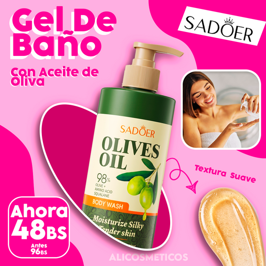 Gel de Baño con Aceite de Oliva Sadoer