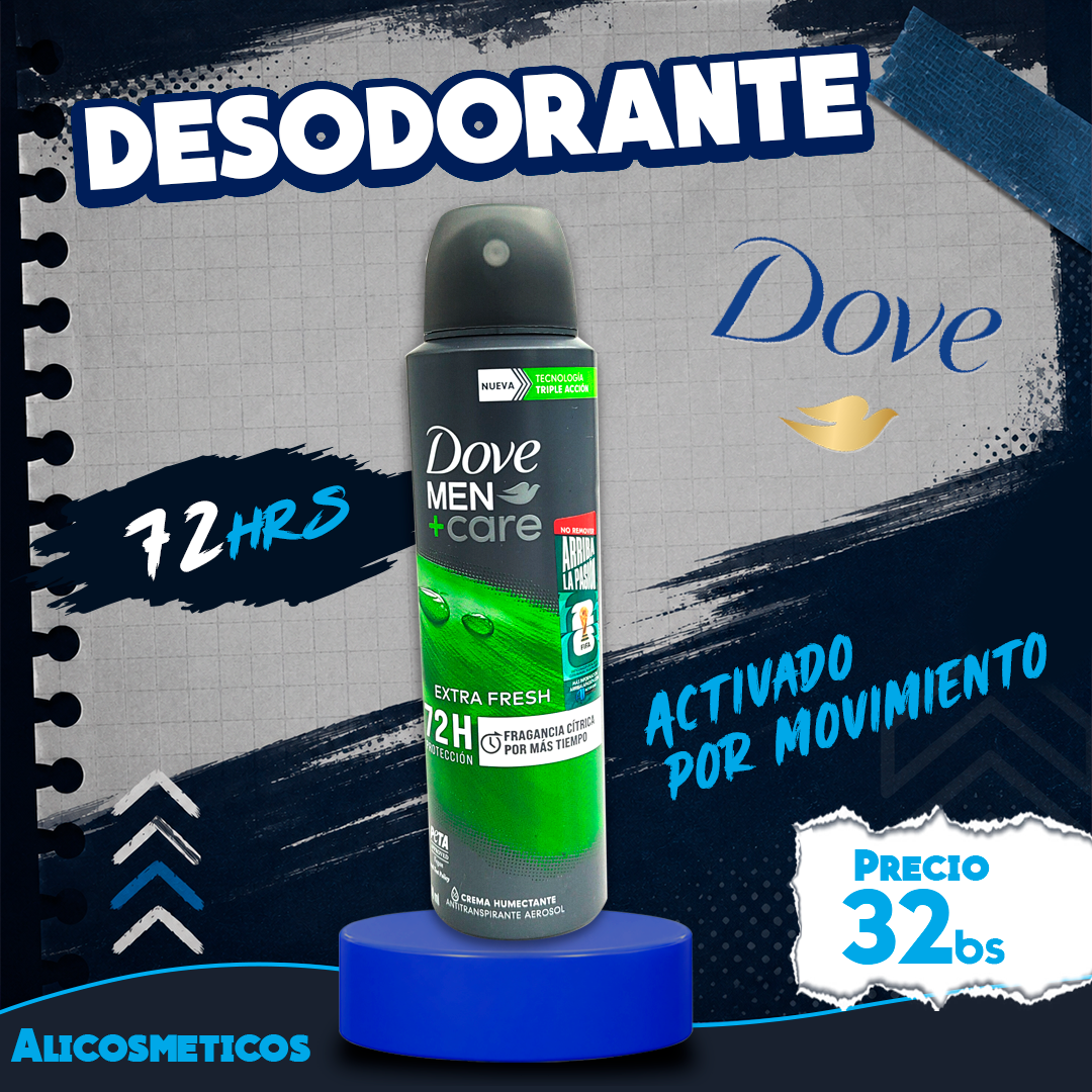 Desodorante para Hombres Extra Fresh Dove