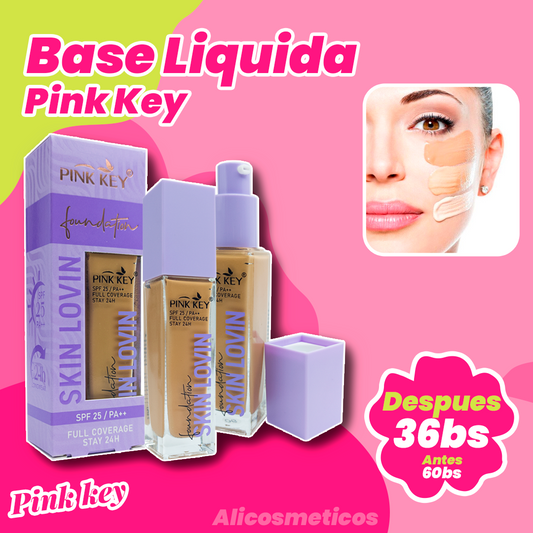 Base Liquida de Maquillaje Skin Lovin Pink Key