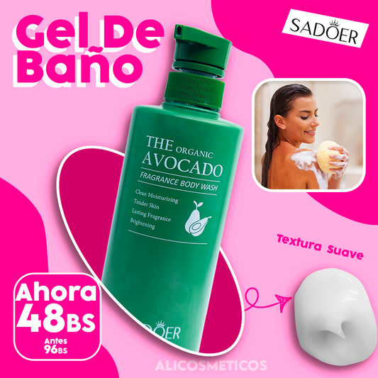 Gel de Baño The Organic Avocado Sadoer
