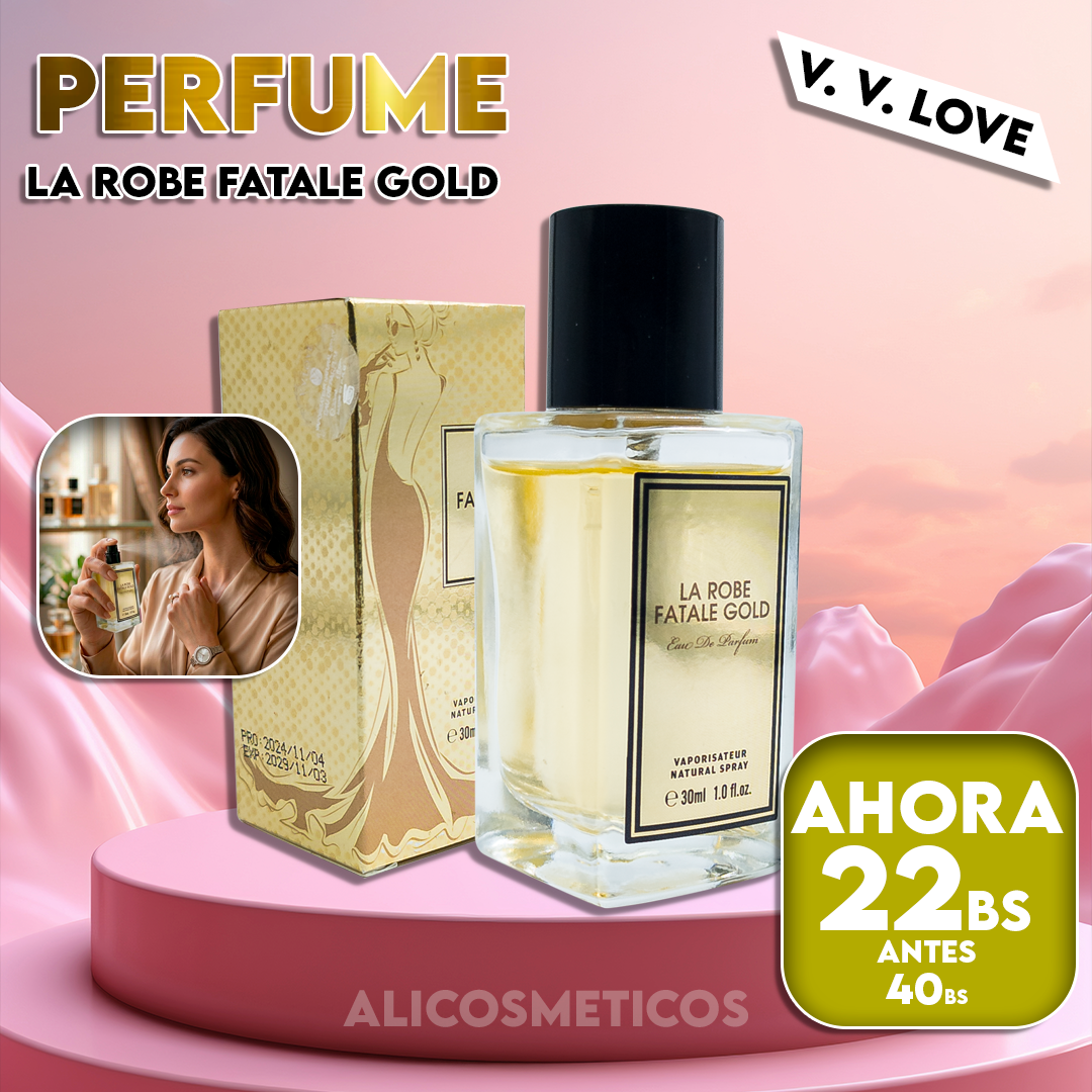 Perfume Femenino La Robe Fatale Gold V.V. Love