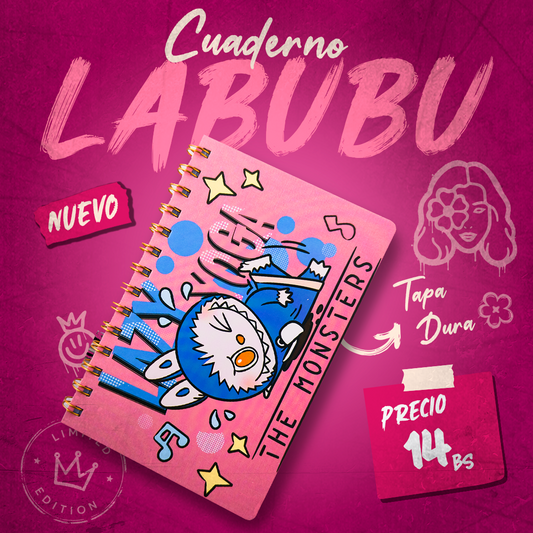 Cuaderno Anillado Labubu