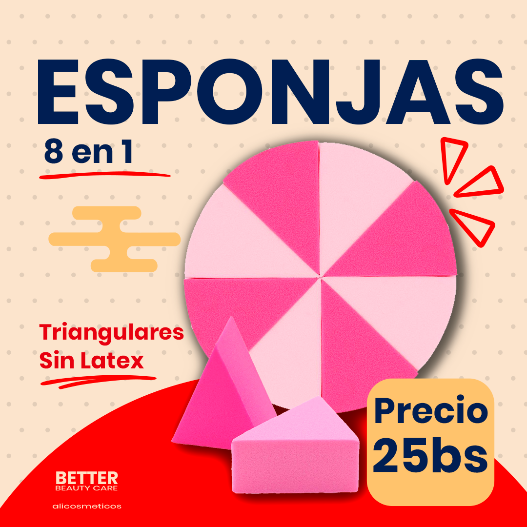 Esponjas 8 en 1 Better Beauty Care