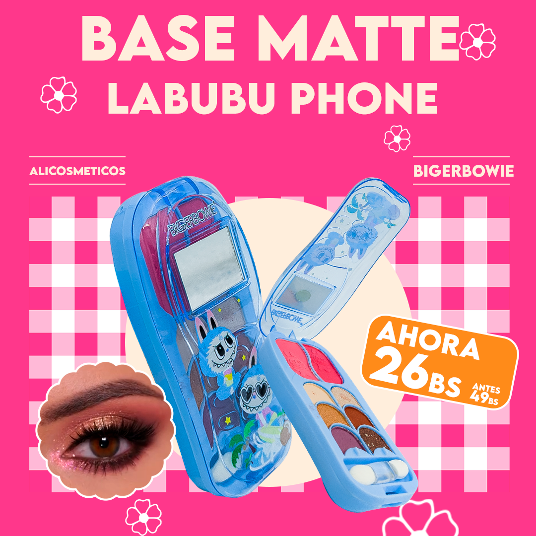 Paleta de Base Mate Labubu Phone Bigerbowie