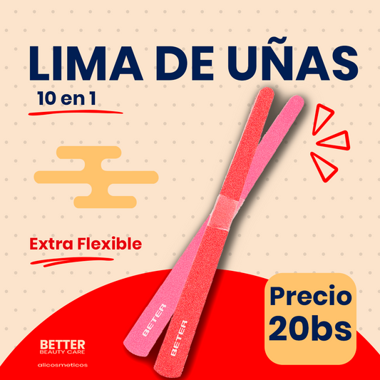 Lima de uñas 10 en 1
