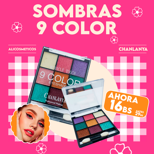 Paleta de Sombras para Ojos miracle Touch Chanlanya