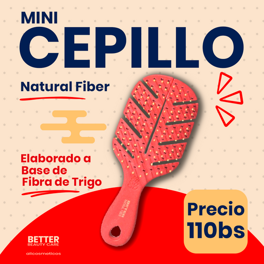 Mini Cepillo Natural fiber