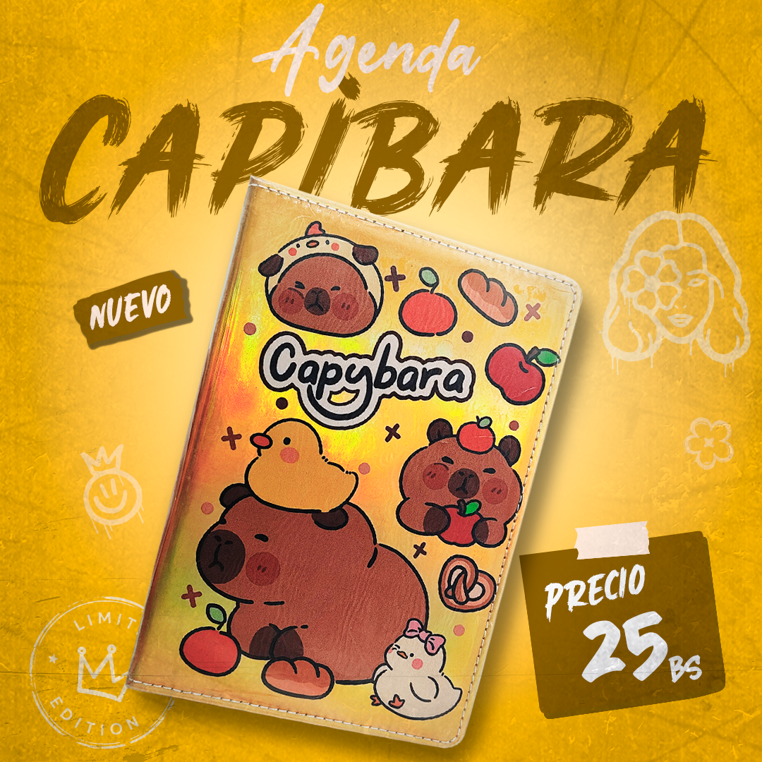 Agenda Capibara y Labubu
