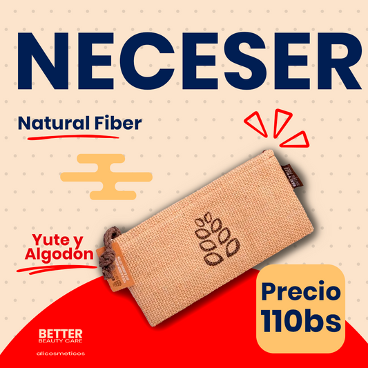 Neceser Natural Fiber Better Beauty Care