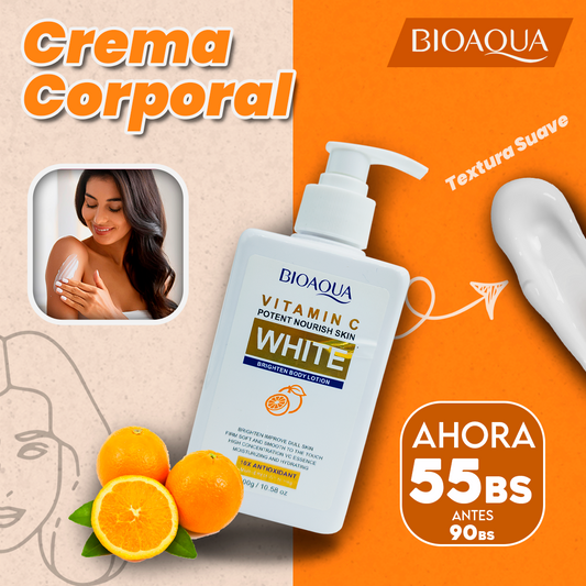 Crema Corporal con Vitamina C Bioaqua