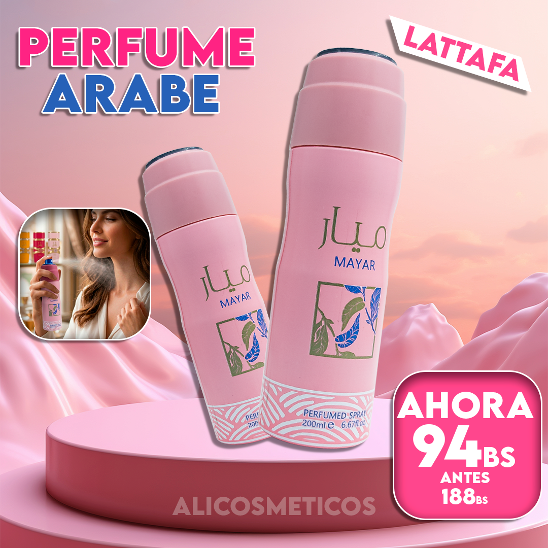 Perfume Femenino Arabe Mayar Lattafa