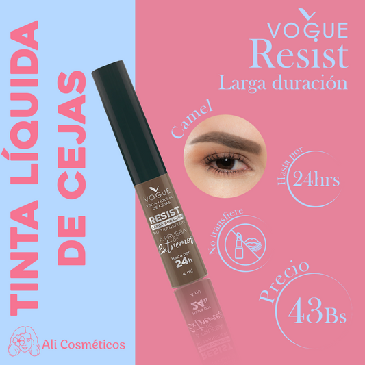 Tinta Liquida para Cejas Resist Vogue