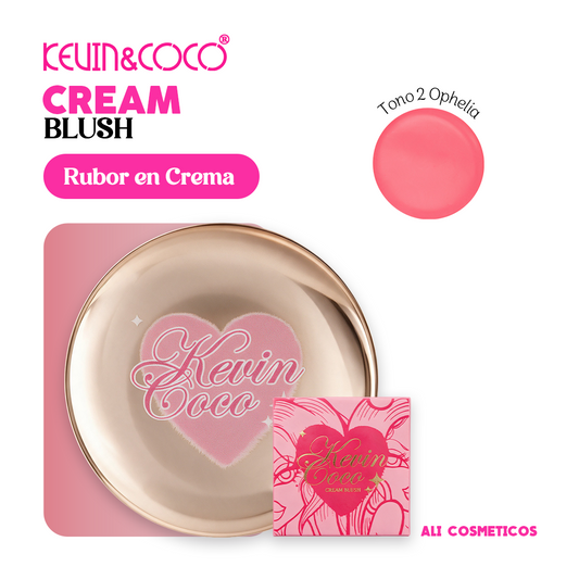 Rubor en Crema Cream Blush Kevin Y Coco