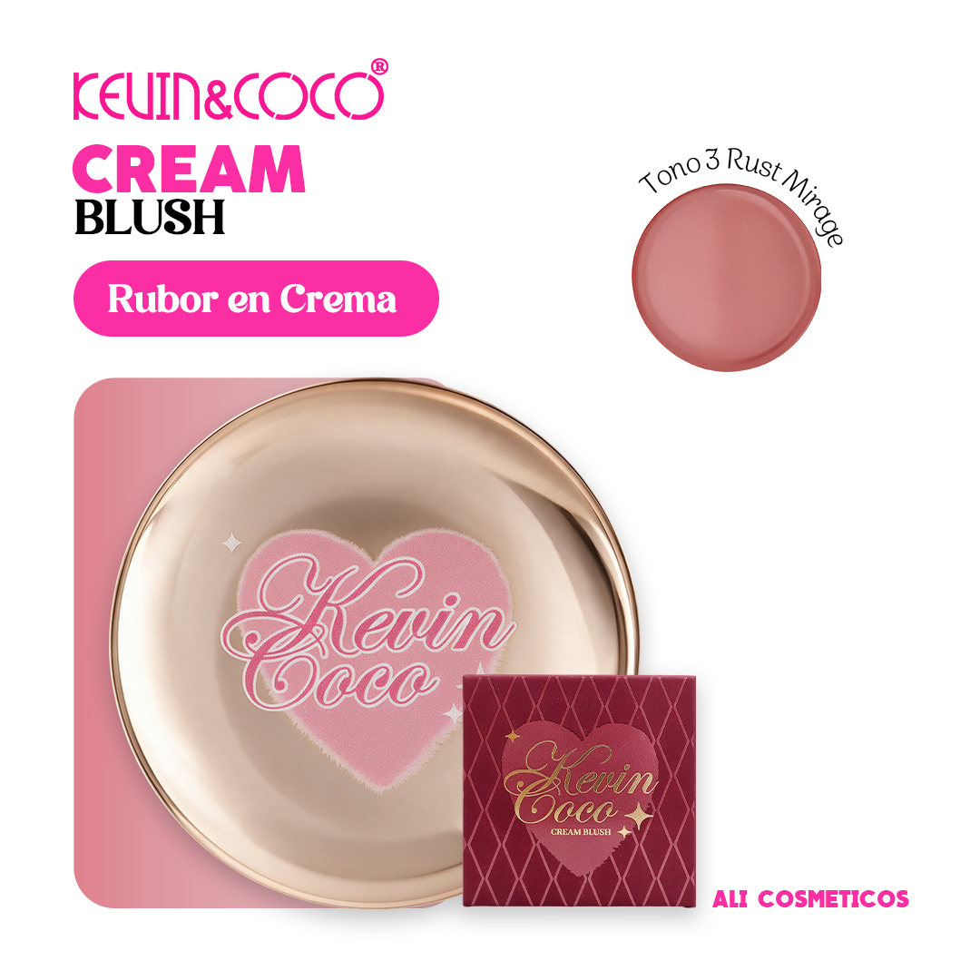Rubor en Crema Cream Blush Kevin Y Coco