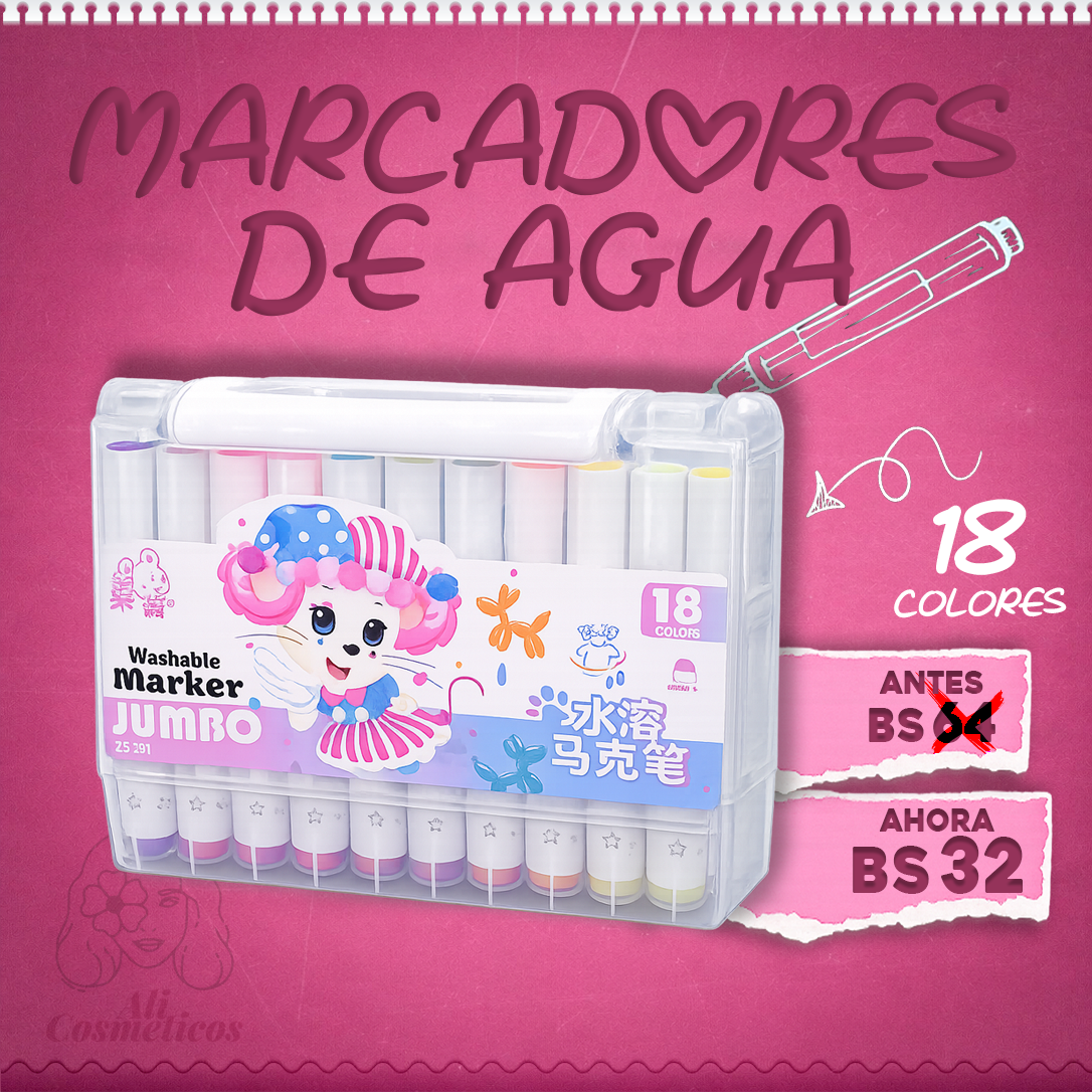 Marcadores de Agua Jumbo