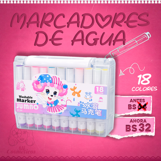 Marcadores de Agua Jumbo