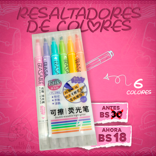 Resaltadores de Colores Faile Colour