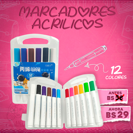 Marcadores Acrílicos