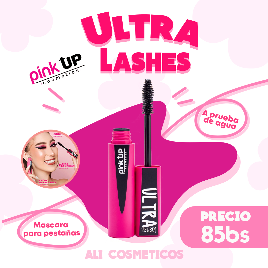 Mascara para Pestañas Ultra Lashes Pink Up