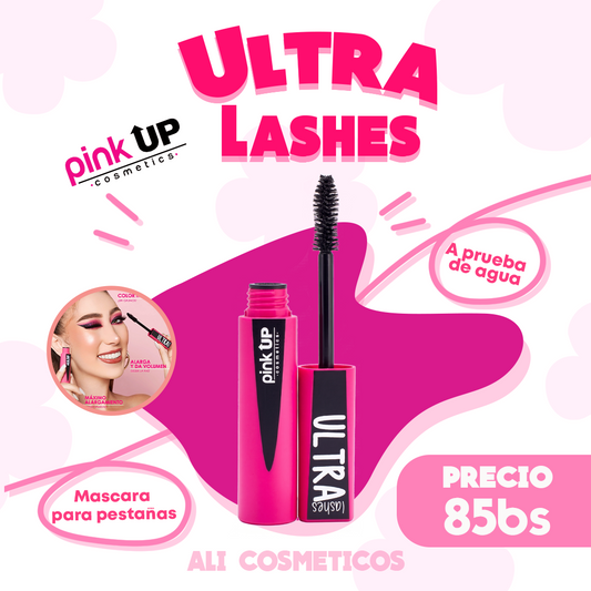 Mascara para Pestañas Ultra Lashes Pink Up