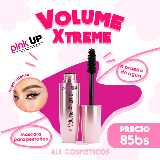 Mascara para Pestañas Volume Xtreme Pink Up