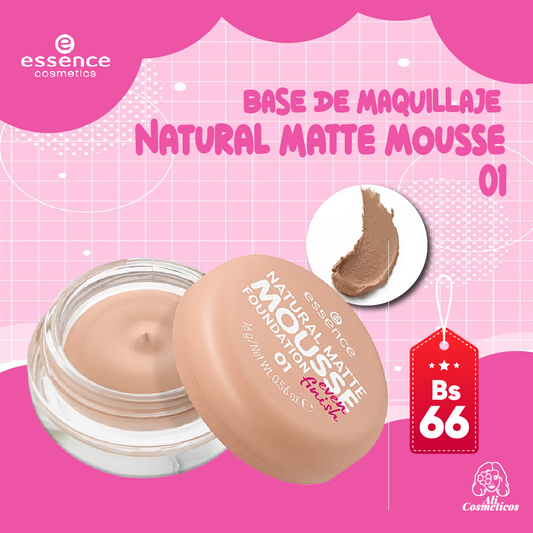 Base de Maquillaje Natural Matte Mousse Essence